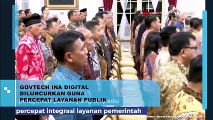 Presiden Joko Widodo Luncurkan ‘INA Digital’ Jadi GovTech, Percepat Integrasikan Beragam Layanan