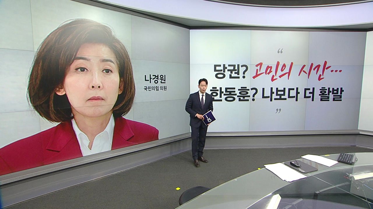 나경원 "한동훈? 나보다 더 활발" 이준석 "엄석대와 22반, 위기감 느껴야" [앵커...