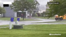 Thunderstorms rumble up and down the East Coast