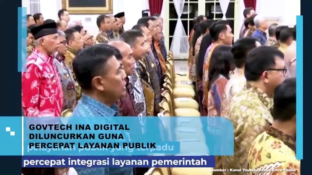 Serba Digital Lur! Jokowi Luncurkan GovTech INA Digital Untuk Percepat Layanan Publik
