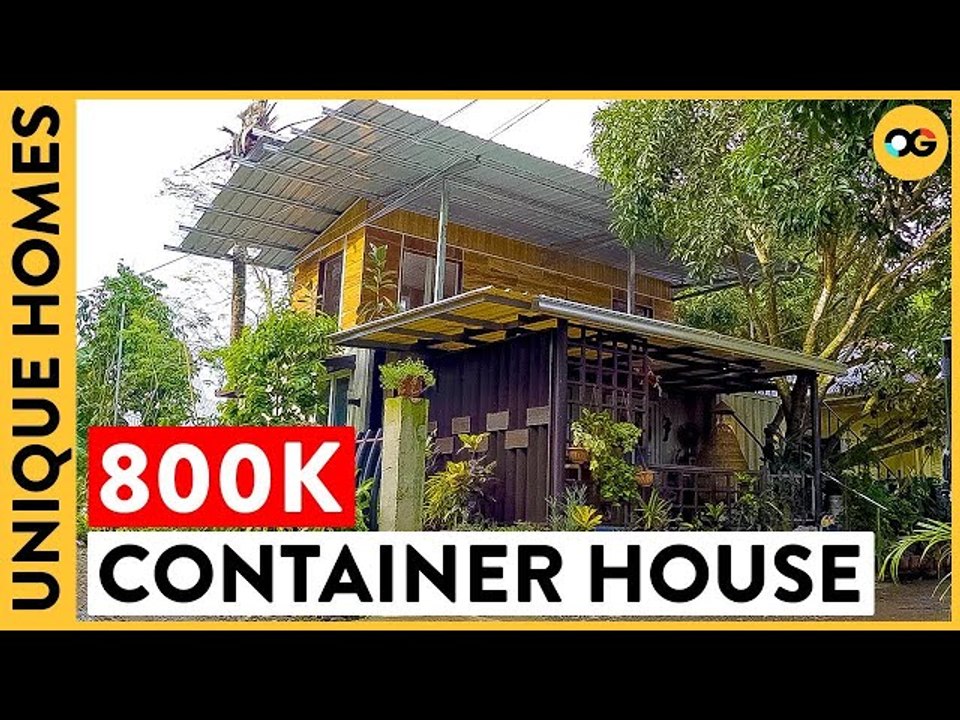 This Family Built A Container House For ₱800K | Unique Homes | OG