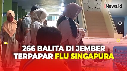 266 Balita di Jember Terpapar Flu Singapura, Warga Jember Waspada!