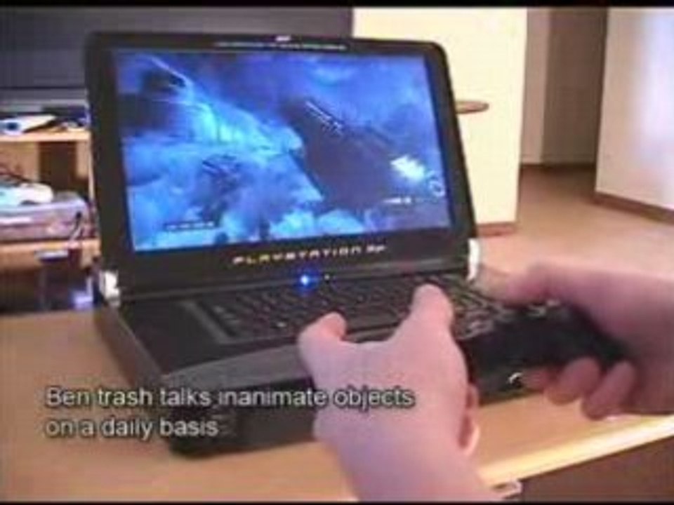 the PS3 Laptop in action !