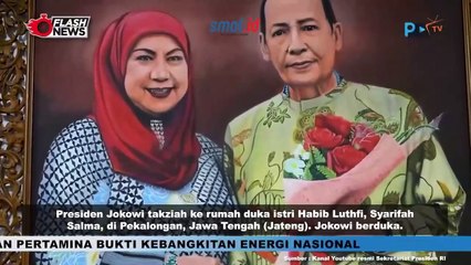 Presiden Jokowi Takziah ke Rumah Duka Istri Habib Luthfi bin Yahya, Syarifah Salma di Pekalongan