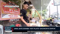 Unik, Sate Domba Hot Plate Dagingnya Empuk