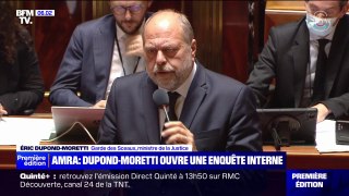 Mohamed Amra: le ministre de la Justice Éric Dupond-Moretti ouvre une enquête interne