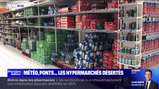 Météo, ponts, inflation… Pourquoi les hypermarchés sont désertés ?