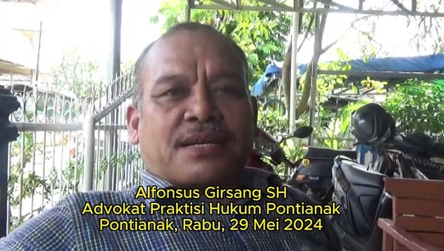 Bruder Stephanus Paiman OFM Cap, Ketua Forum Relawan Kemanusiaan Pontianak dan Advokat Alfonsus Girsang SH Bicara Tentang Ketegaran dan Keladanan Moral Advokat Senior Provinsi Kalimantan Barat, Damianus Andel SH MH, Meninggal Dunia Usia 60 Tahun