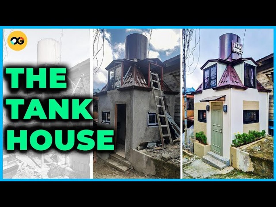  Tiny House | Inside the 5.4 sq m Tiny Tank House  | The Smallest House in the Philippines | OG