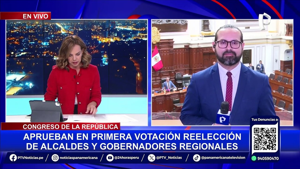 Congreso aprueba reelección inmediata para alcaldes y gobernadores