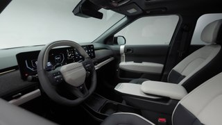 Kia EV3 ‘GT-Line’ Interior Design in Aventurine Green