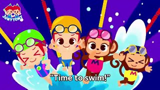 Swimming Splish- Splash- Lets Learn the Swimming Techniques Sports Songs for Kids JunyTony