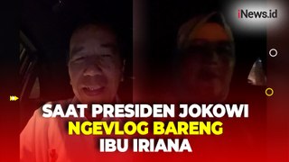 Saat Presiden Jokowi Pagi-Pagi Ngevlog Bareng Ibu Iriana, Ungkap Rencana Kunker