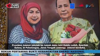 Presiden Jokowi Takziah ke Rumah Duka Almarhumah Syarifah Salma