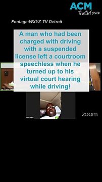 Man with suspended licence turns up to virtual court hearing while driving