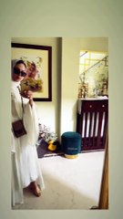 اطلالة ياسمين رئيس بالحجاب قبل زفافها