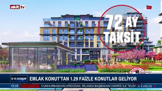 Emlak Konut'tan 1.29 faizle konut geliyor