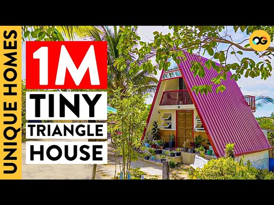 This Tiny Triangle House in Bulacan Is Worth 1M Including Lot | Unique Homes