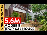 This Modern Tropical (Not Tiny) House in the City Is a Gentleman's Gift to His Family | Unique Homes