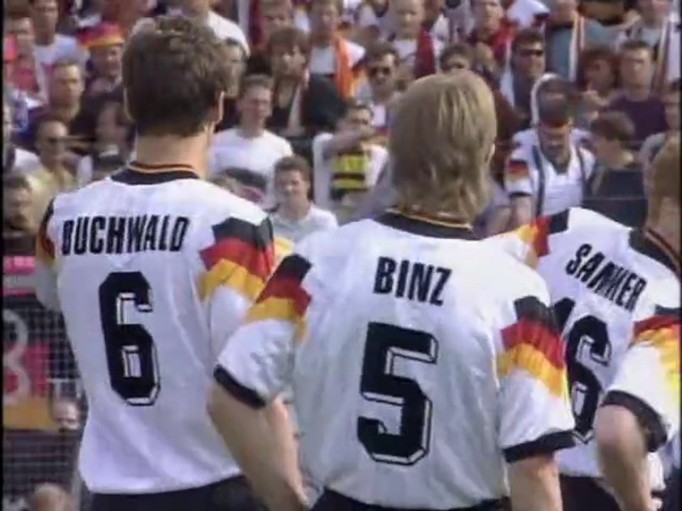 1992 UEFA European Football Championship Germany v Scotland 15 June 1992 ZDF