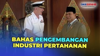 Bahas Pengembangan Industri Pertahanan, Prabowo Bertemu Panglima Angkatan Bersenjata Inggris