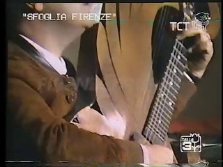Sfoglia Firenze.  Inedito di Riccardo Marasco in  Antica serenata. Tele Centro Toscana  Gennaio 1989