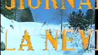 Telegiornale della neve - Guliano Taddei - sigla testa - Teleregione Toscana 1985