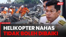 Dua helikopter TLDM terlibat nahas tidak boleh dibaik pulih