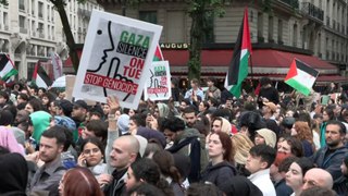 Nouvelle manifestation à Paris contre la guerre à Gaza