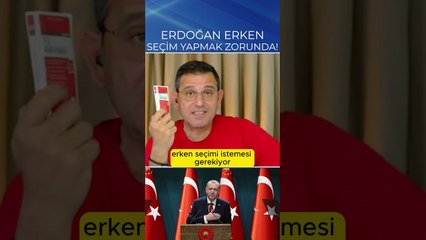 AKP VE ERDOĞAN ERKEN SEÇİM YAPMAK ZORUNDA! #shorts