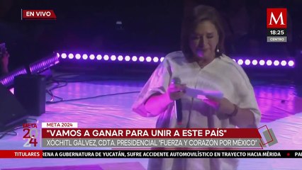 "Si Dios está conmigo, ¿quién contra mí?": Xóchitl Gálvez en el cierre de su campaña