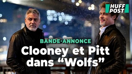 Brad Pitt et George Clooney se retrouvent dans la bande-annonce de "Wolfs"