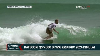 Kategori QS 5.000 di WSL Krui Pro 2024 Dimulai