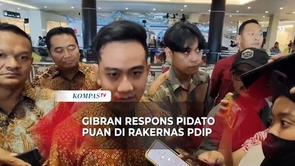 Gibran Rakabuming Respons Pidato Puan Maharani di Rakernas V PDIP: Terima Kasih Masukannya