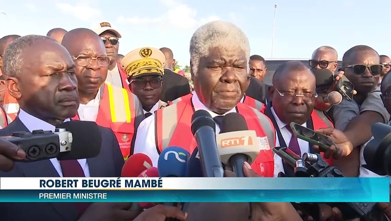 Le Premier ministre s’enquiert de l’état d’avancement des travaux du 4è pont d’Abidjan