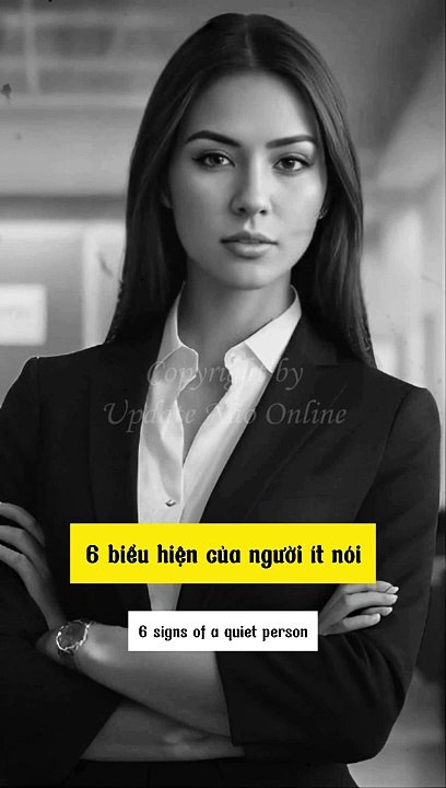 6 biểu hiện của người ít nói #6bieuhien #nguoiitnoi #bieuhiennguoiitnoi