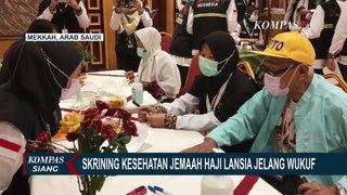 Jelang Wukuf di Arafah, Jemaah Haji Lansia dan Risiko Tinggi Jalani Skrining Kesehatan