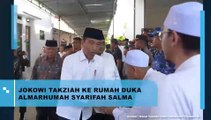 Jokowi Takziah ke Rumah Duka Al Marhumah Syarifah Salma, Istri Habib Luthfi