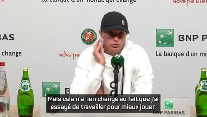 Roland-Garros - Swiatek : "Je ne croyais pas que je pouvais gagner"