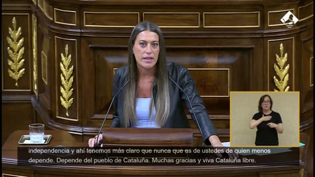 Un diputado de Junts se emociona al escuchar las palabras de Nogueras en el Congreso poco antes de votar la ley de amnistía