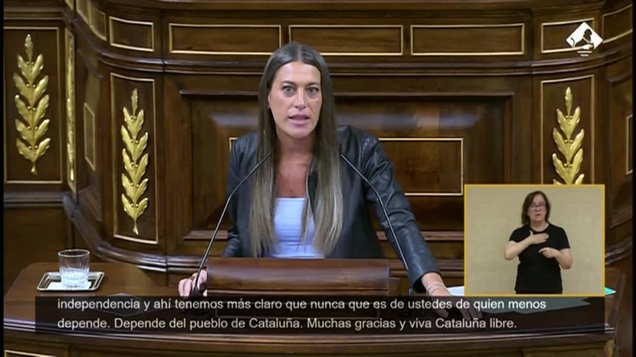 Un diputado de Junts se emociona al escuchar las palabras de Nogueras en el Congreso poco antes de votar la ley de amnistía