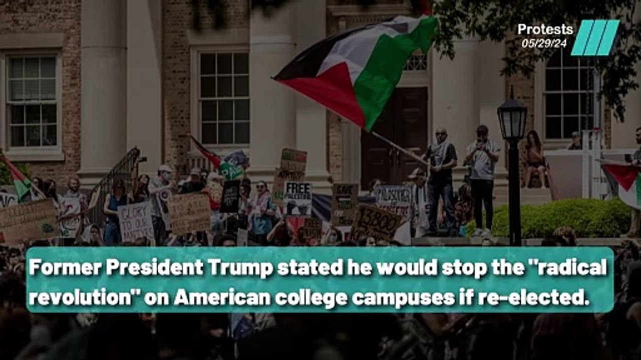 Trump's Warning: Anti-Israel Protests Must End Now