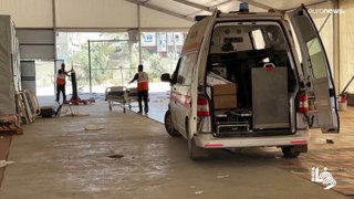 شاهد: إخلاء مستشفى ميداني في مواصي رفح مع اشتداد القصف الإسرائيلي