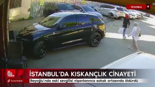 Beyoğlu’nda eski sevgilisi nişanlanınca sokak ortasında öldürdü