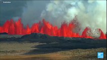 Lava spews again from volcanic eruption in Iceland