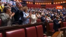 Mattarella accolto dagli applausi alla Camera per l'evento dedicato a Matteotti