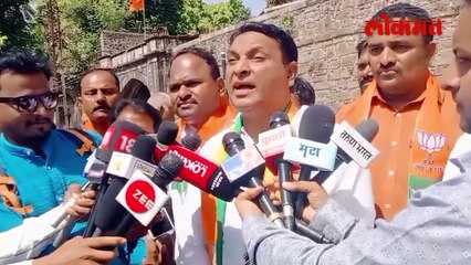 जितेंद्र आव्हाडांची ती कृती भाजप कार्यकर्त्यांनी केली निदर्शने