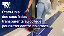 Ces collégiens américains portent des sacs à dos transparents pour détecter rapidement la présence d'armes à feu