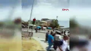 Birlikte yaşadığı kadının kardeşini vuran avukata yoldan geçen jandarmanın müdahalesi kamerada