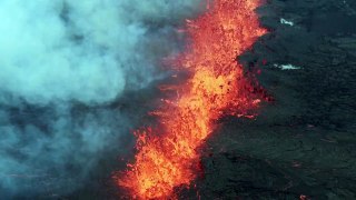 Volcanic eruption in Iceland's Reykjanes peninsula